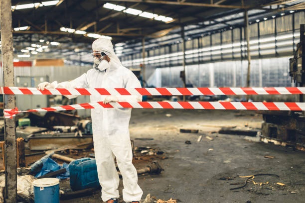 Professional Biohazard technician working in Broomfield, CO